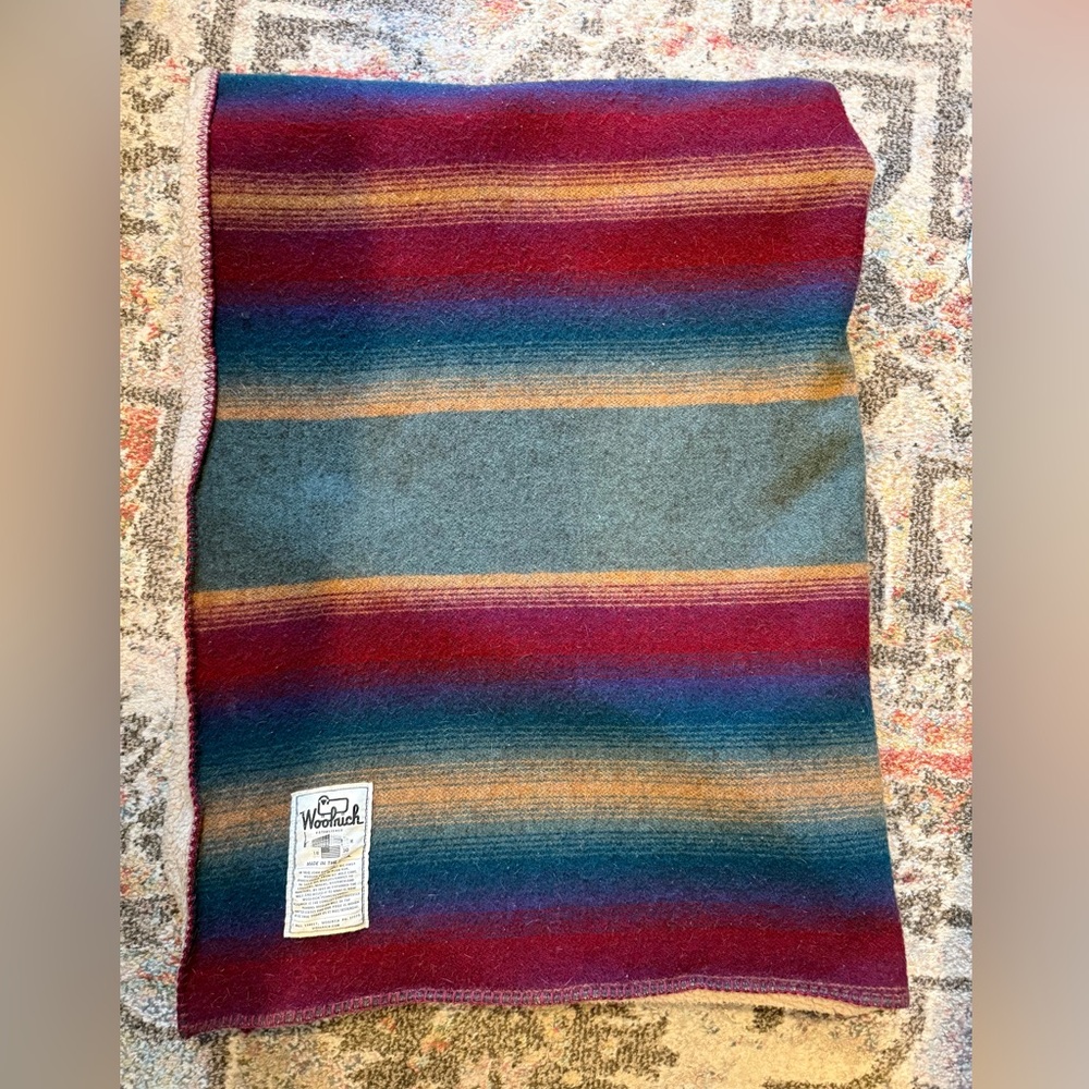 Vintage Woolrich Wool Blanket Throw